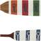 Multi Colored Wood 12 Hangers Paddle Wall Hook with Stripe Patterns Set of 2 32", 24"